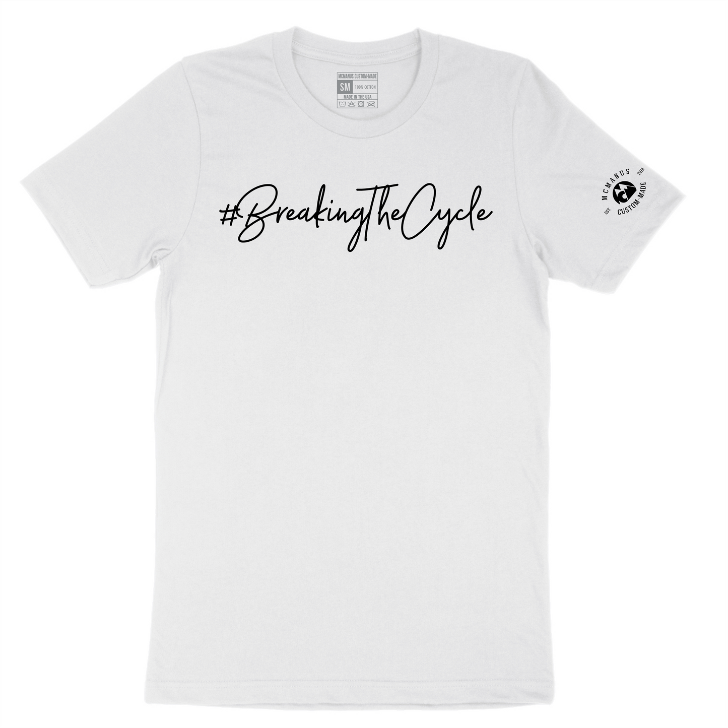 Breaking the Cycle Tee - White