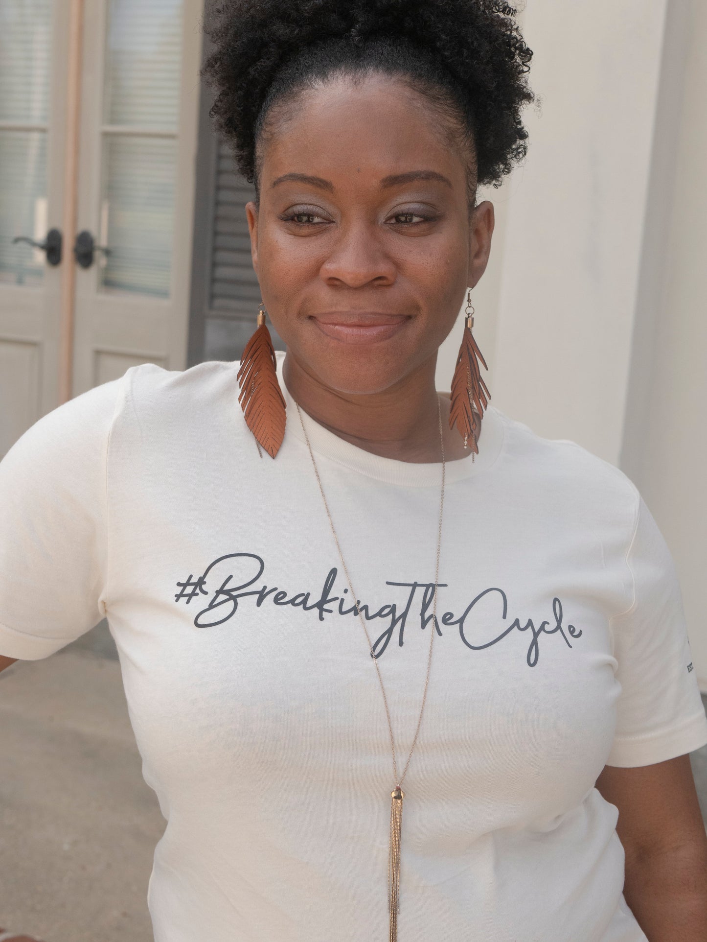 Breaking the Cycle Tee - Natural